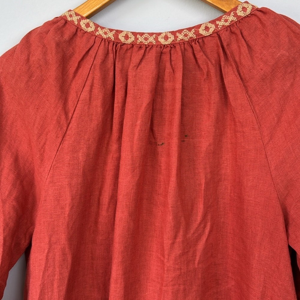 Johnny Was Embroidered Peasant Top. Size Medium. - Picture 10 of 13